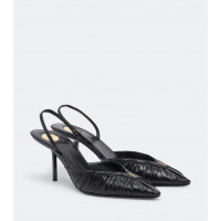 YSL Folie Cassandre leather slingback pumps